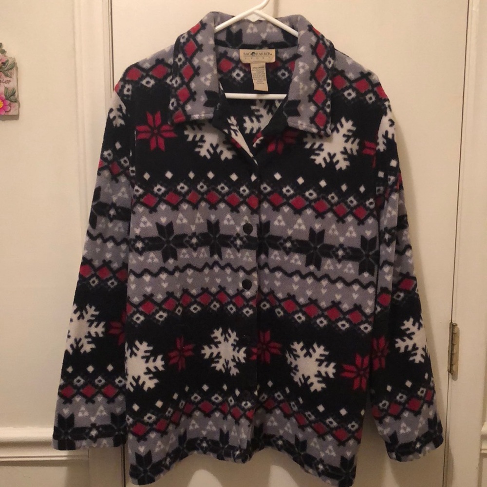 Women’s Sag Harbor Sport fleece jacket size Large